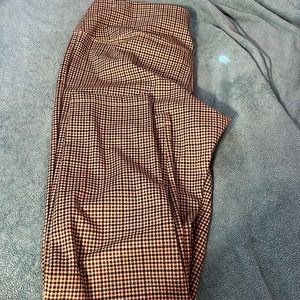 Worn once women’s plaid pants, so stylish!